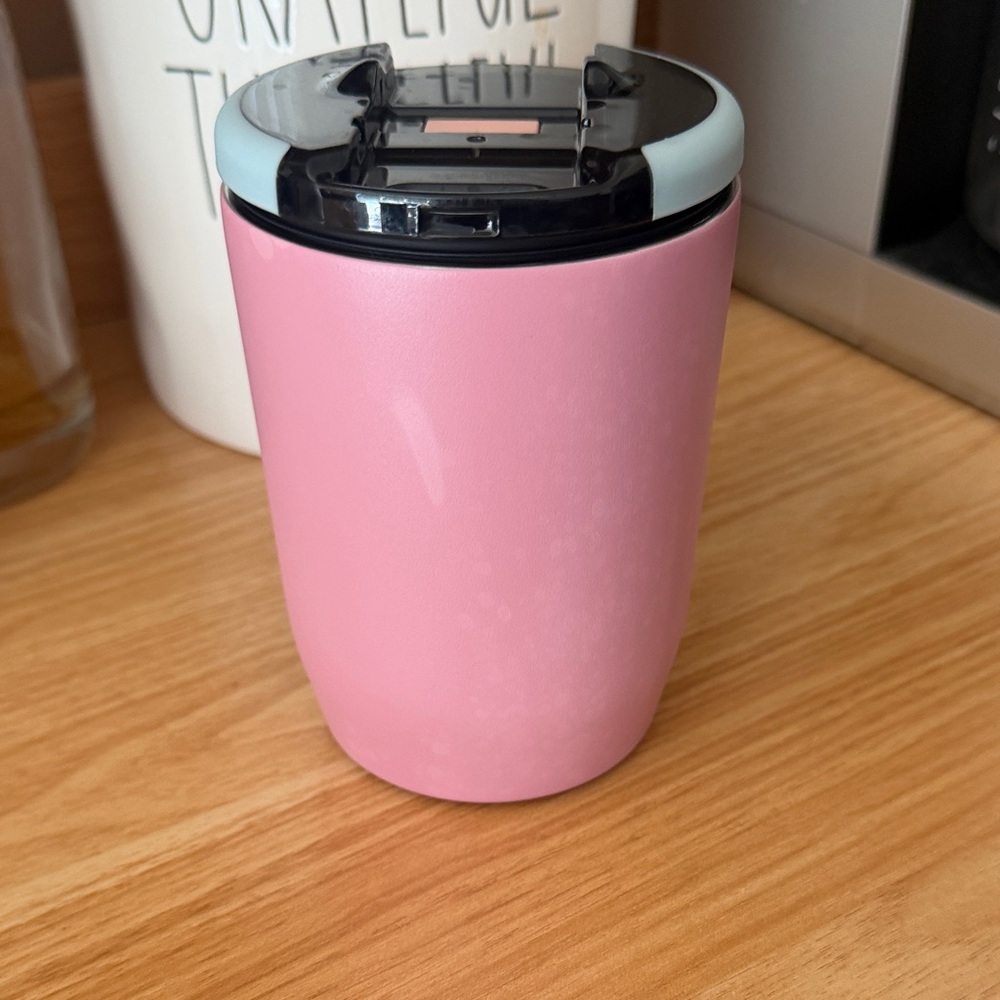 Brumate Pink Insulated Travel Mug with Handle - Picture 2 of 3